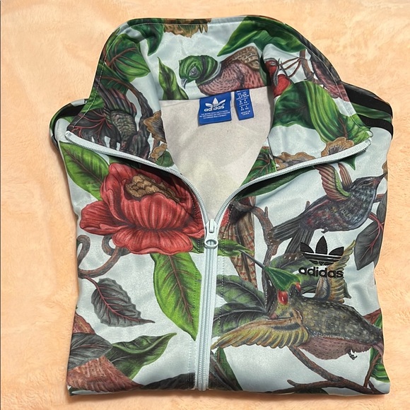 Adidas Floral Hummingbird Jacket - Picture 2 of 7